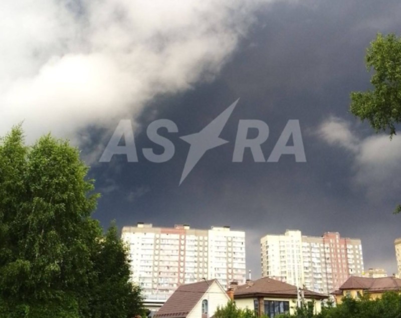 Cum arată Moscova după cel mai mare atac cu drone din ultimii ani: flăcări uriașe și coloane de fum
