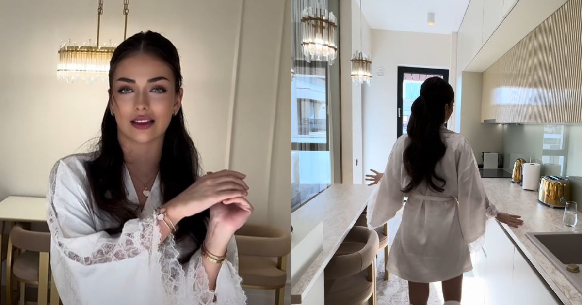 Andreea Bostănică și-a prezentat apartamentul din București
