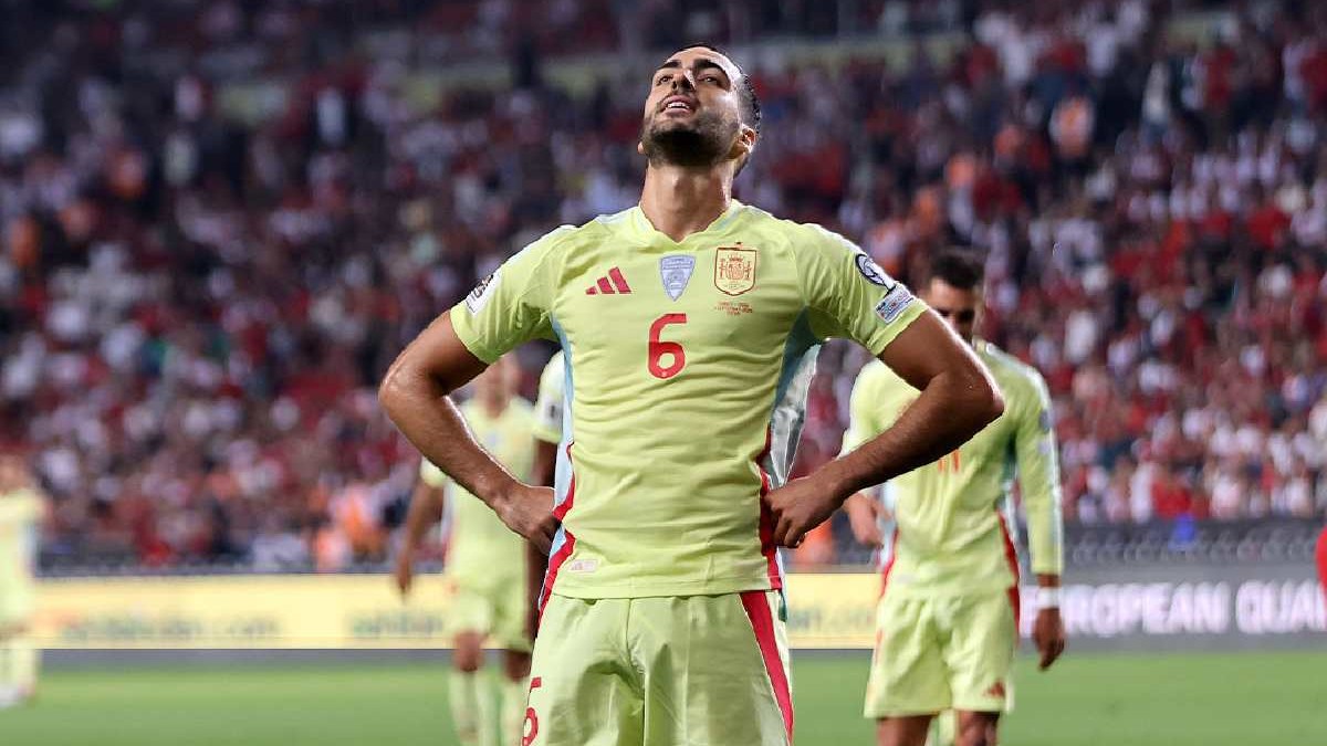 Fotbalistul Mikel Merino a marcat trei goluri pentru Spania în meciul cu Turcia