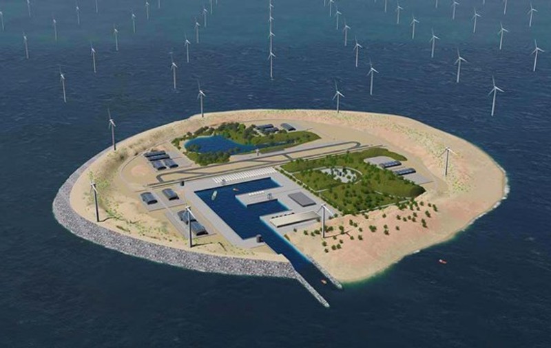 Danemarca va construi cel mai mare hub energetic eolian situat pe o insulă artificială. În 2050 vrea să oprească producția de petrol și gaze