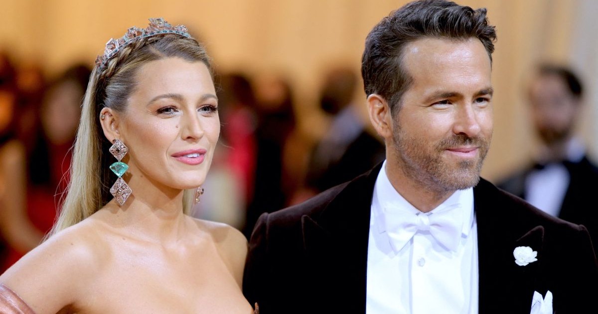 Blake Lively and Ryan Reynolds attend The Costume Institute Benefit celebrating the opening of In America: An Anthology of Fashion at The Metropolitan Museum of Art in New York, NY on May 2, 2022. Photo by Charles Guerin/ABACAPRESS.COM