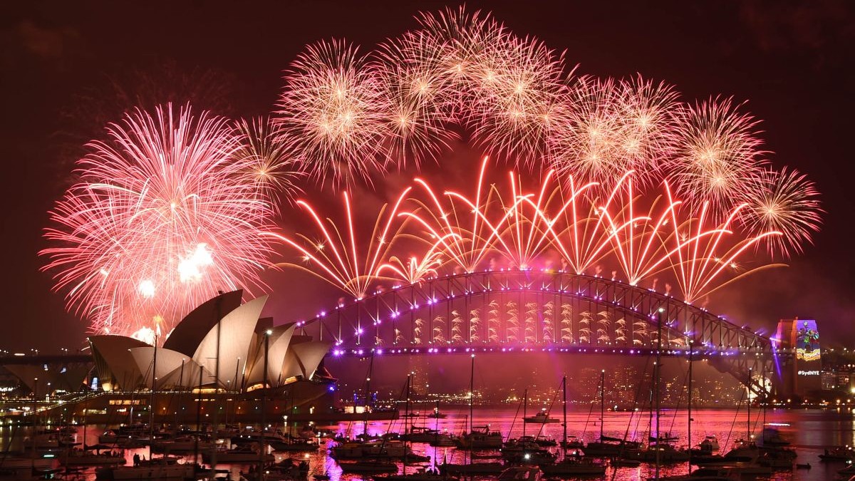 focuri de artificii din lume în noaptea de Anul Nou