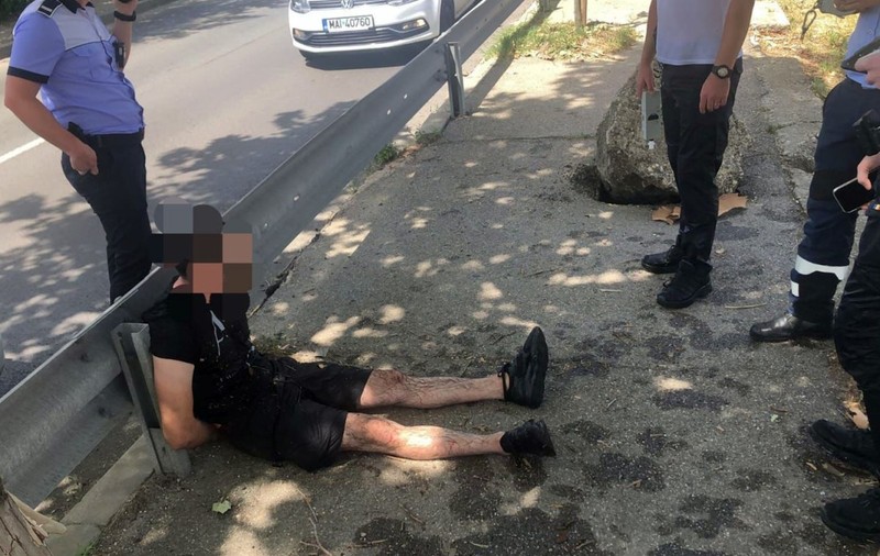 Un șofer băut, urmărit de polițiștii rutieri din București, a sărit în râul Dâmbovița. Ce alcoolemie avea