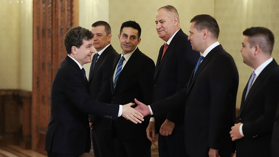 Nicușor Dan, consultări cu Partidul Social Democrat. Sursa foto: Dumitru Angelescu