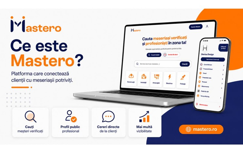 Mastero și avantajele unei aplicații dedicate serviciilor locale