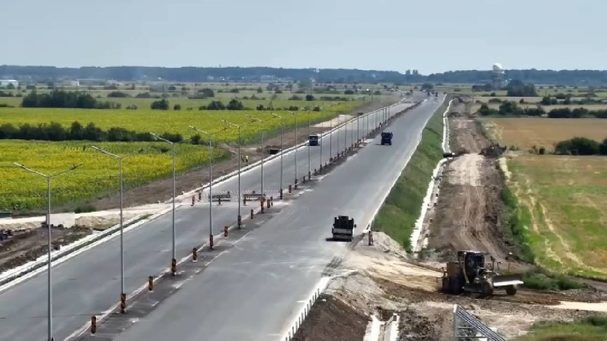Autostrada A0 Nord are asfalt complet pe segmentul dintre Corbeanca și Mogoșoaia