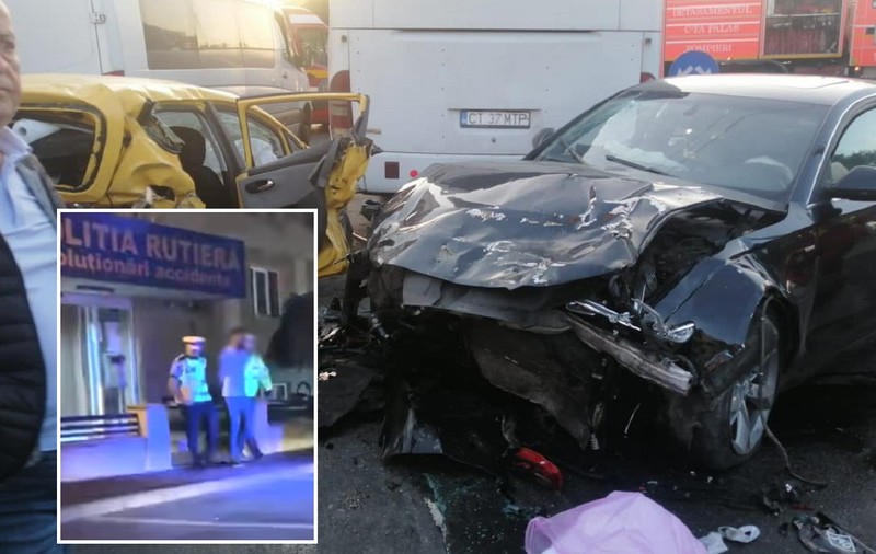 Șoferul care a provocat accidentul cu 8 victime din Constanța și a fugit s-a dus drogat la Poliție, după 11 ore. Avea permisul suspendat de o zi
