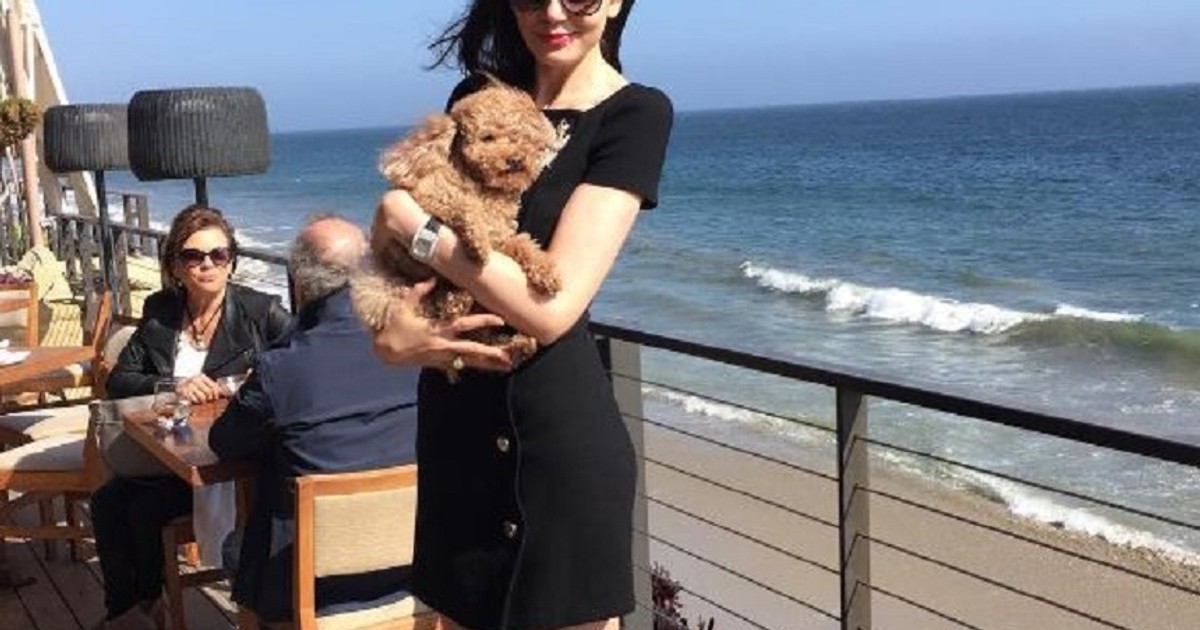 Monica Gabor, sexy pe plaja din Malibu. Toți s-au uitat la ea când au văzut cu s-a îmbrăcat