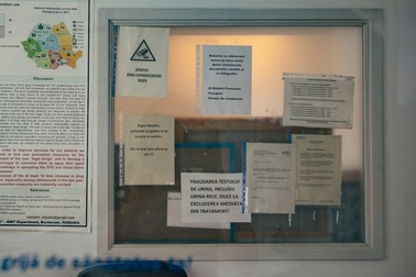 Avizier în centrul ARAS