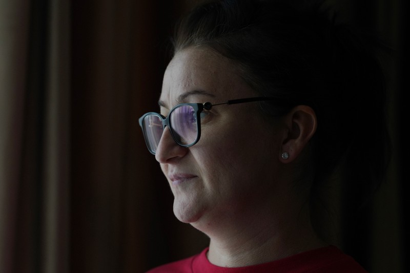 Mihaela Gherguț, la casa părinților, București, 7 iunie 2022.