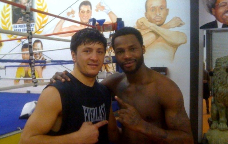 Ronald Gavril, sparring cu oponentul lui Adrian Diaconu