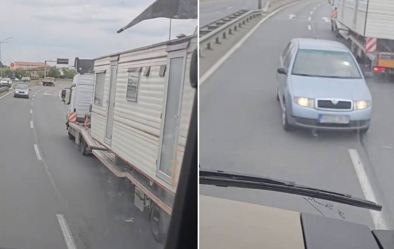 Tragedie evitată în ultimul moment pe Centura Oradea: un șofer a fost filmat în timp ce se deplasa pe contrasens