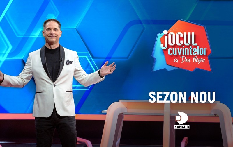 „Jocul cuvintelor cu Dan Negru”, sezon nou la Kanal D. Cine sunt noii cinci concurenți: „Eu am învățat să fac rebusuri până la 18 ani”