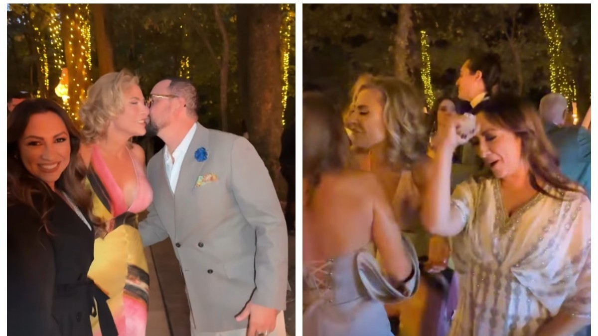 Andra si Catalin Maruta alaturi de Adina Buzatu, la nunta Sarei
