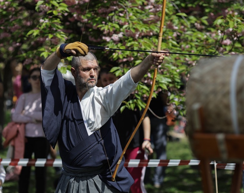 FOTO. Au înflorit cireșii în Grădina Japoneză din Parcul Herăstrău. Sute de persoane au asistat la „Festivalul Florilor de Cireș”