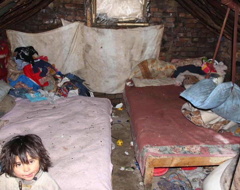 VIDEO REPORTAJ: O familie din Dolj supraviețuiește într-un bordei: “Am născut pe întuneric, aș vrea să-mi scot copiii la lumină”