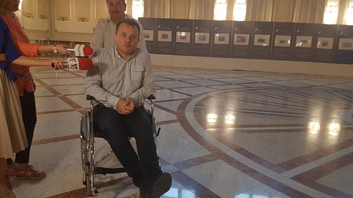 Liviu Marian Pop, in scaunul cu rotile