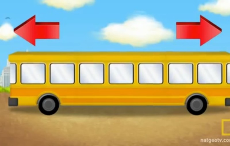 În ce direcție merge autobuzul? Copiii pot răspunde, adulții, nu. Tu reușești?