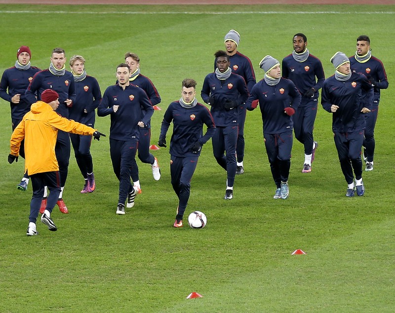 Liga Europa. Astra - AS Roma (joi, ora 20.00). Italienii s-au antrenat pe Arena Naţională / FOTO