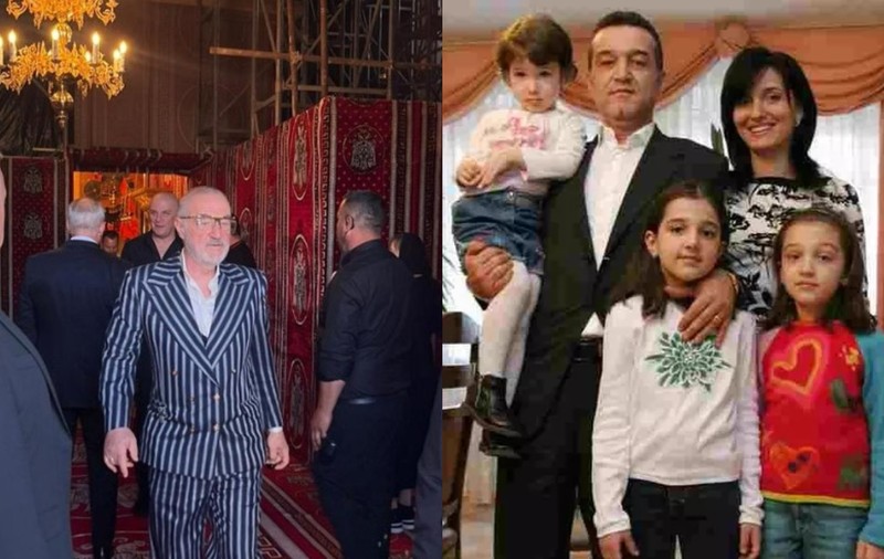 Cum a apărut Luminița, soția lui Gigi Becali, la sfințirea bisericii de aproape 10 milioane de euro. Imagini rare și cu fata cea mare a patronului FCSB