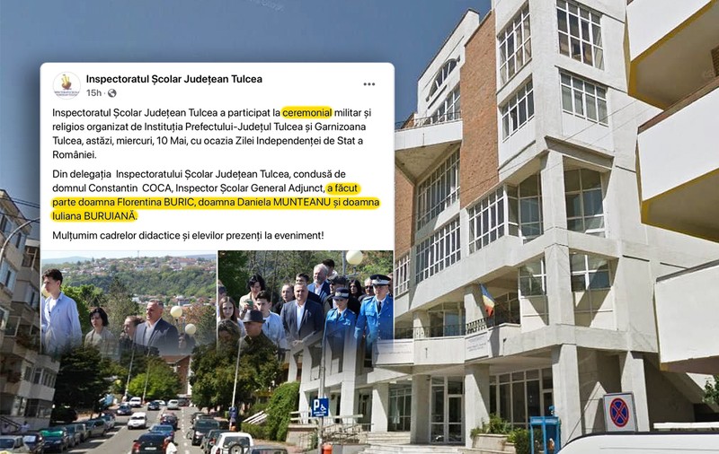 Doamnele „a făcut”. De Ziua Independenței, Inspectoratul Școlar Județean Tulcea a dat un comunicat cu greșeli de gramatică