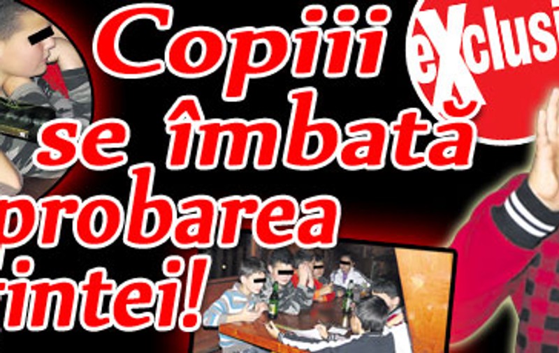 Vodcă şi bere cu voie de la dirigă