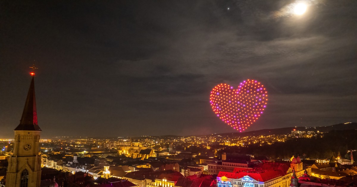 spectacol lasere Cluj Napoca Revelion