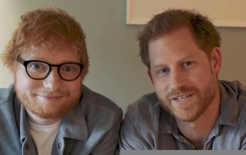 Prințul Harry apare alături de Ed Sheeran într-un videoclip dedicat Zilei Mondiale a Sănătăţii Mintale