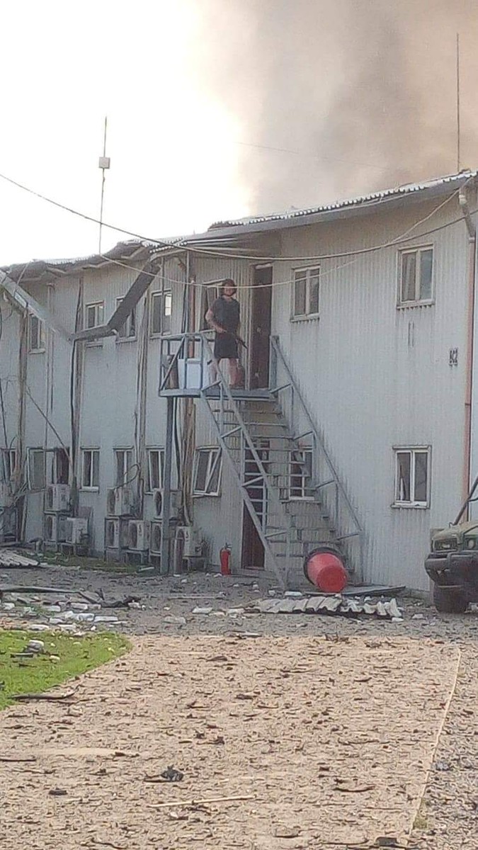 Atacul a fost fotografiat de contractorii români.(sursa: m-securitynews.ro)