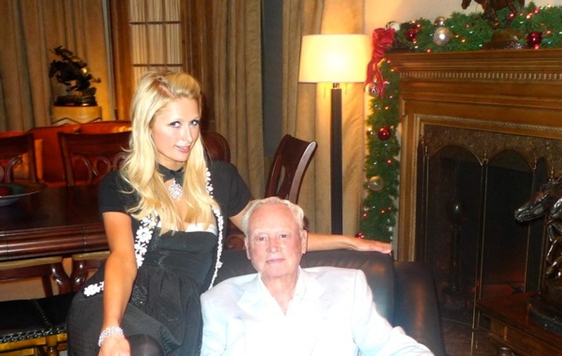 Paris Hilton îşi iubeşte enorm de mult bunicul