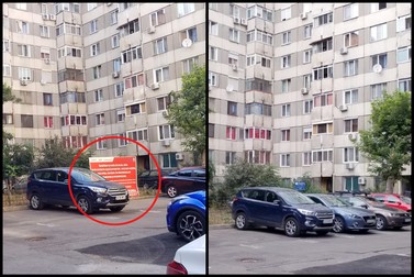 Panoul a dispărut și de pe strada Dumbrava Nouă