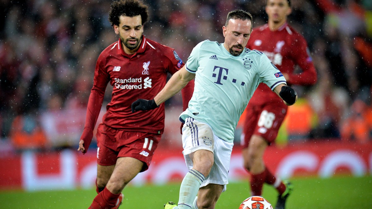 Duel Mohamed Salah - Franck Ribery.