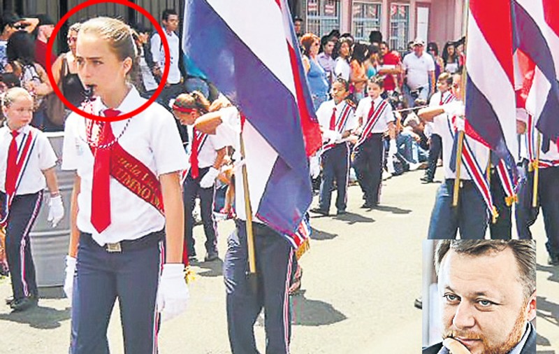 Fiica lui Dragoş Dolănescu e şefa stegarilor din Costa Rica