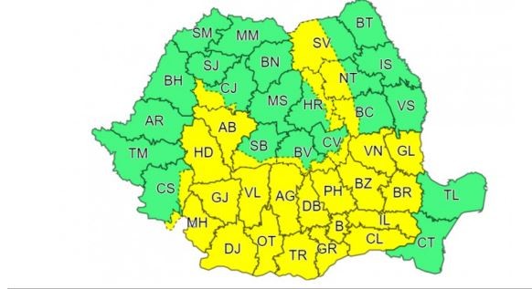 foto: Hartă ANM