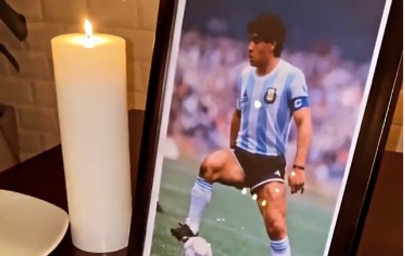 Omagiu inedit pentru Maradona. Patronul unui restaurant din Dubai a rezervat pentru totdeauna masa unde a mâncat legendarul fotbalist