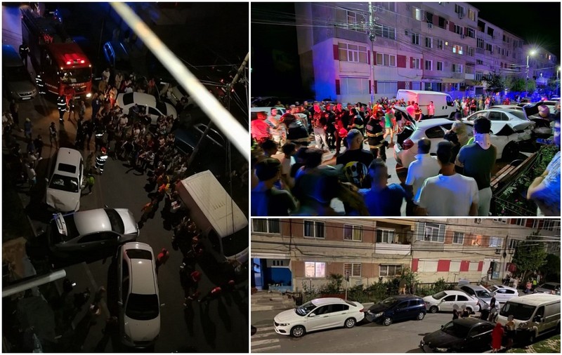 Un șofer beat a scos zeci de oameni din case la Cernavodă, după ce a intrat într-un șir de mașini parcate