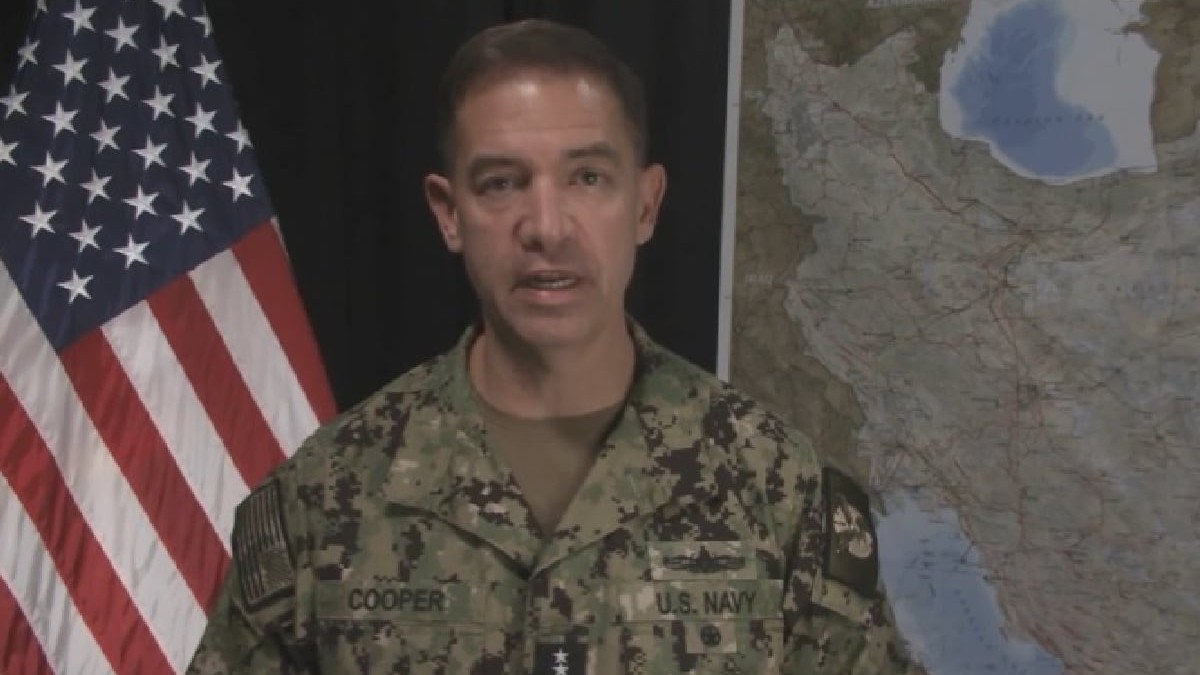 Amiralul Brad Cooper, comandantul Comandamentului Central (CENTCOM) al SUA