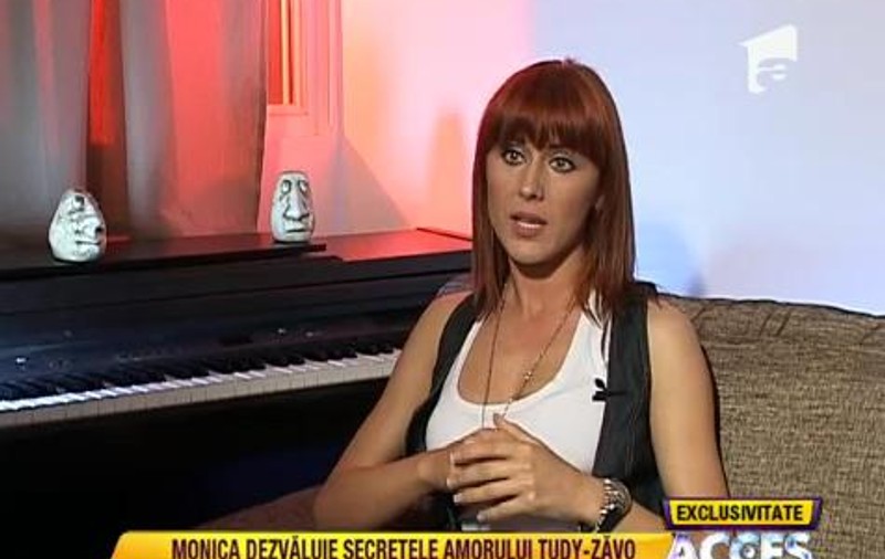 Monica, fosta iubită a lui Tudy. "Între el și Oana a fost o relație foarte pasională"