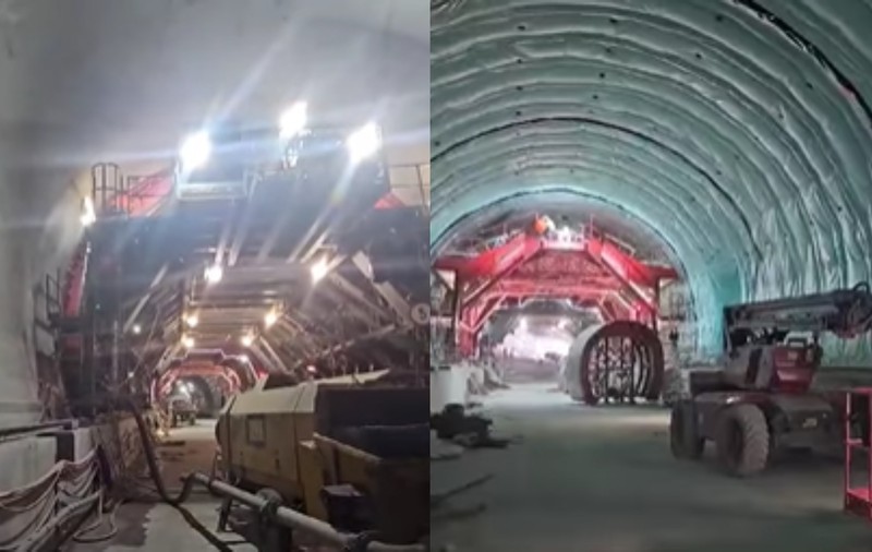 Cum arată primul tunel de autostradă forat, prin care se va circula de la Pitești la Sibiu. CNAIR: „Vom putea circula la finalul anului”