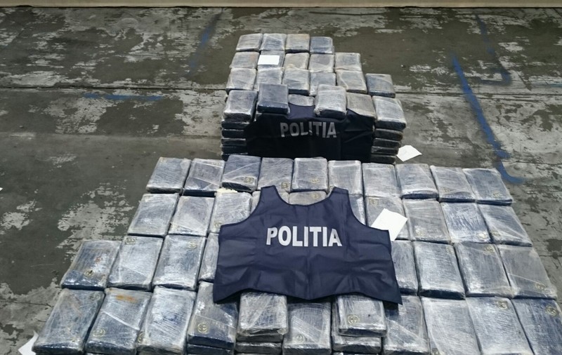 Captura de 2,5 tone de stupefiante de la Constanța, dată de exemplu în toată lumea de Interpol