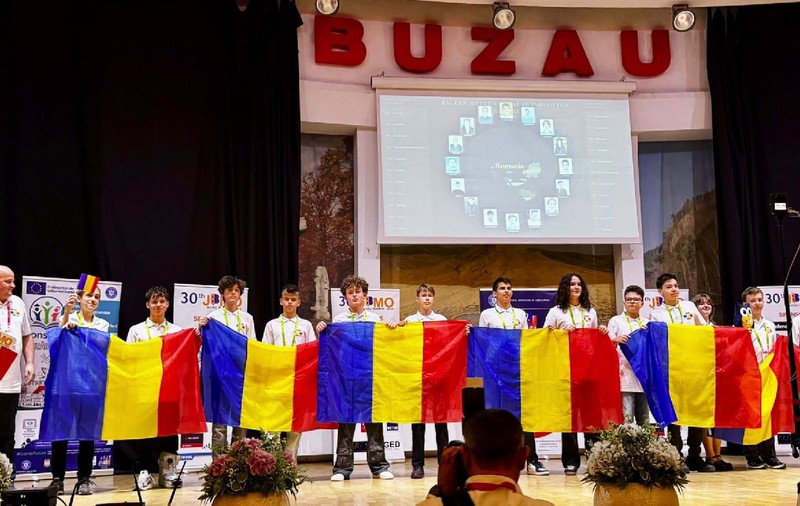 Un elev din Iași a luat medalia de aur cu punctaj maxim la Olimpiada Balcanică de Matematică pentru Juniori. România a fost pe primul loc, cu 12 medalii