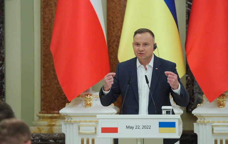 Preşedintele Poloniei, în parlamentul ucrainean: Ucraina trebuie să-şi decidă singură viitorul