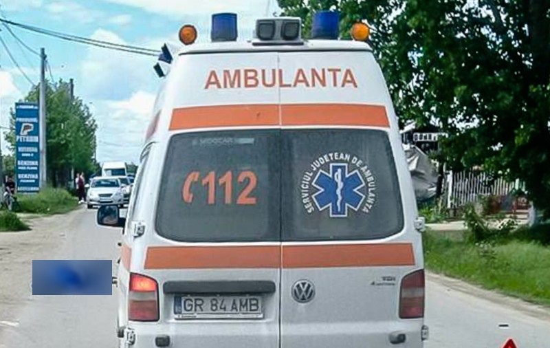 Bătrân ucis într-un accident în județul Giurgiu. A fost spulberat în timp ce traversa strada