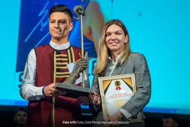 Simona Halep a primit titlul de cetățean de onoare al orașului Călărași