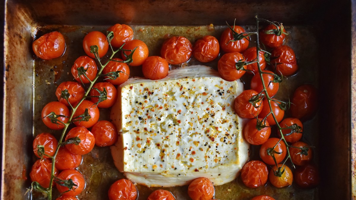 Paste cu roșii cherry și brânză feta