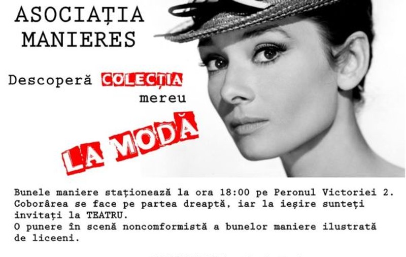 Asociaţia Manieres promovează bunele maniere în mod inedit! | VIDEO