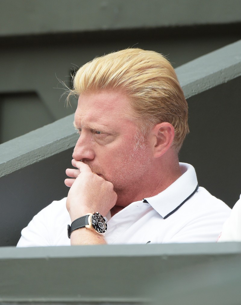 Boris Becker, antrenorul lui Novak Djokovici, este atent la orice detaliu FOTO: EPA