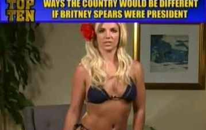 Video/Ce s-ar întâmpla dacă Britney ar fi preşedintele SUA?
