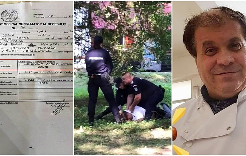 Cauza morții bărbatului din Vatra Dornei, imobilizat de jandarmi cu spray lacrimogen