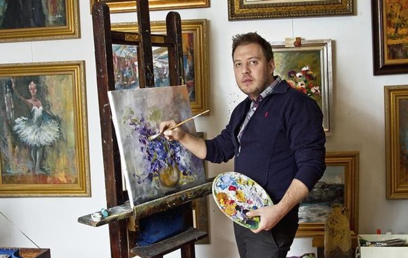 Pictorul vedetelor deschide şcoala de pictură în Herăstrău
